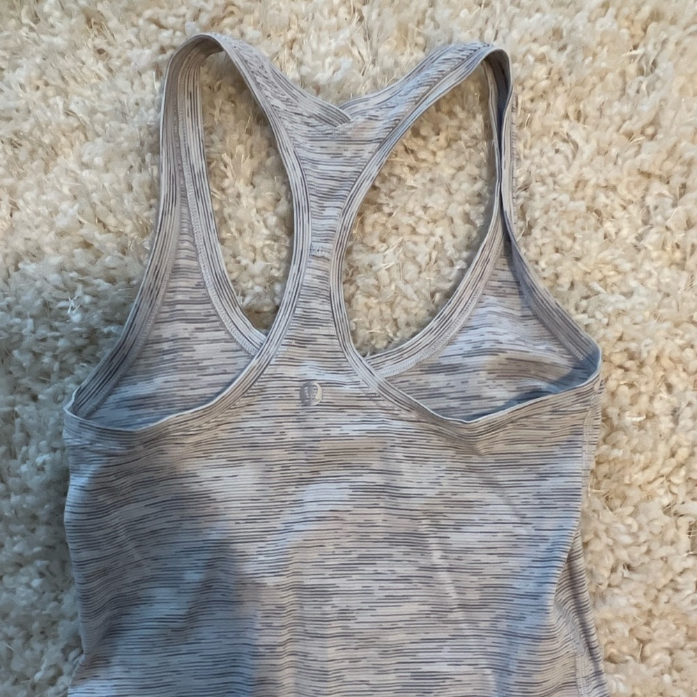Gray lululemon tank
